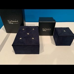 Enchanted Disney necklace and ring storage boxes